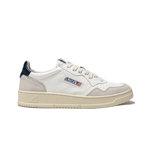 Autry Medalist Low | Blanco / Azul marino | LS28